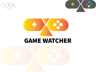 Game Watcher Logo Concept. 3d animation app brand branding des design graphic design illustration logo motion graphics type typh typography ui vector