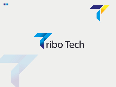 Tribo tech logo design concept.