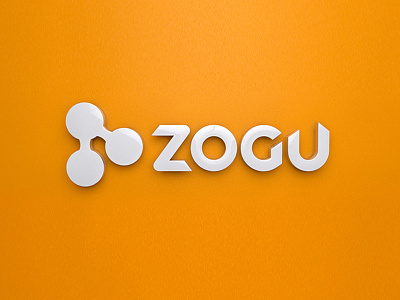 Zogu // Social network for teachers 3d brand cinema 4d connectivity icon logo mark network orange social