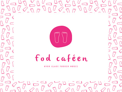 Fod Caféen - The Foot Café branding identity logo