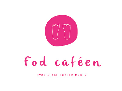 Fod Caféen - The Foot Café branding identity logo