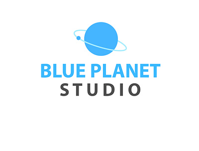 Blue Planet Studio blue graphic design logo motion graphics
