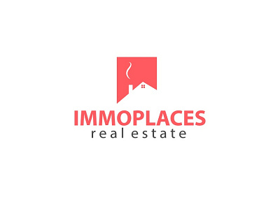 IMMO PLACES branding design icon illustration logo vector