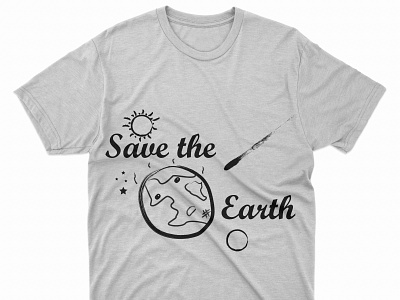 Save The Earth T-shirt Design branding fashion graphic design illustration nature t shirt design vector