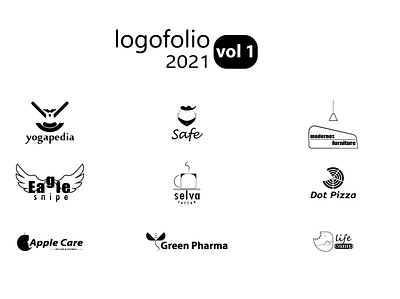 Logofolio 2021 - vol1 branding design graphic design icon illustration logo logo design logo folio logofolio minimalist simple ui vector