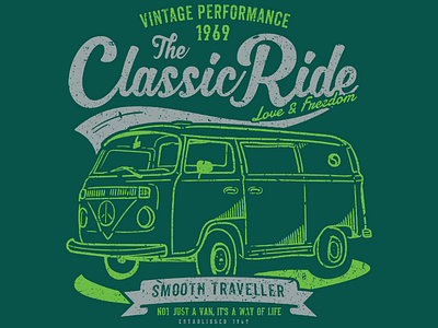 vintage design classic ride traveller vintage