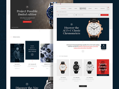 Bremont Digital Design Concept - Store brand concept design digital digital design digital designer identity ui ui design uidesign uiux userinterface web web design webdesign website website design