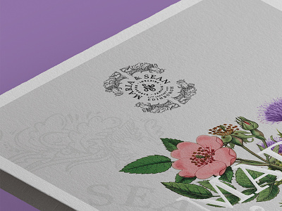 Maria Sean Wedding Invite 2 design flowers graphic graphic design invite print romania scotland scottish typography united kingdom wedding