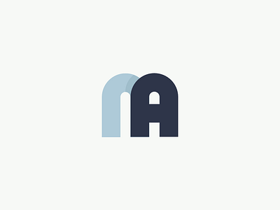 Mackay Anderson Marque blue brand estate agents graphic design identity logo marque web design