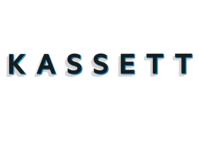 Kassett Headline typography