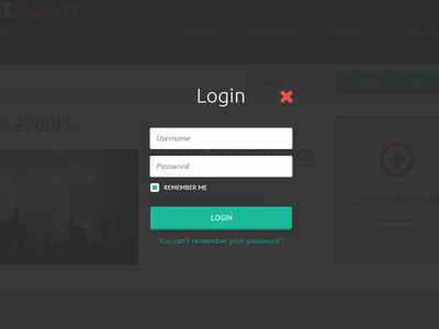 Login form