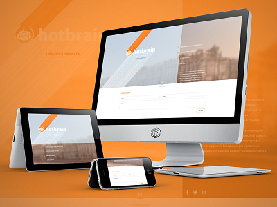 hotBrain responsive landing flat hotbrain landing layout responsive under construction