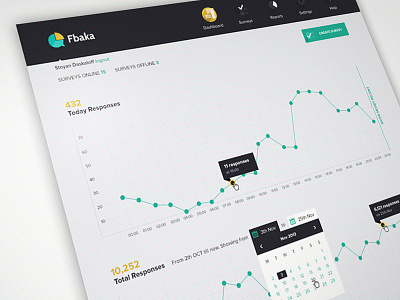 Dashboard dashboard flat gray green stat statistics white