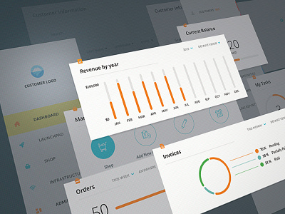 Widgets flat graphic stat statistics ui widgets