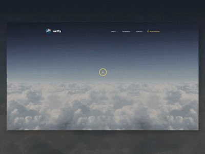 UniFly landing page animation after effects animation drone flat gif illustration landing minimal