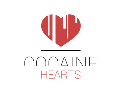 Logo cocaine cocaine hearts hearts