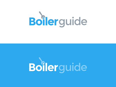 Boiler Guide Logo branding logo typography