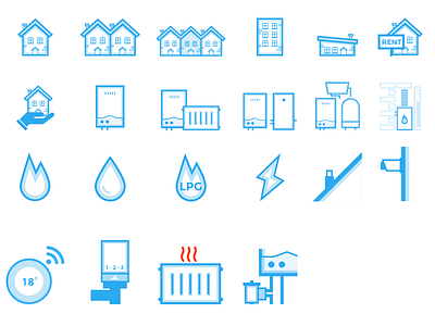 Boiler Guide Icon Set