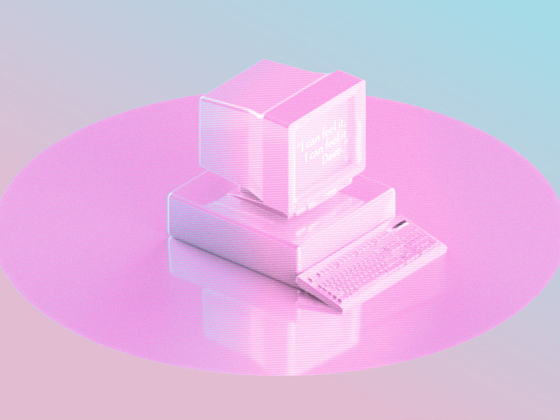HAL 9000 c4d 2017 pantone dave computer 3dart 3d
