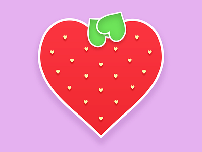 Heart Strawberry heart illustration strawberry