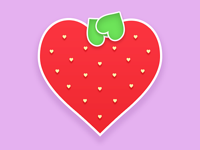 Heart Strawberry