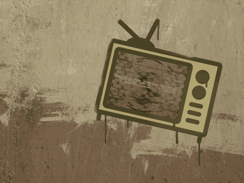 Television Test Screen animated graffiti illustration please stand by television test tv