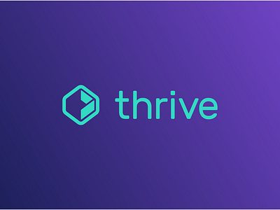 Thrive - VR/AR Logo branding design icon identity logo minimal type typography vector