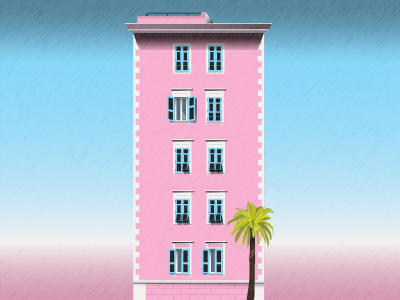 Pastel Building