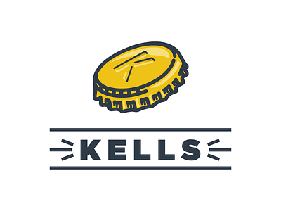 Kells logo beer cap logo shop