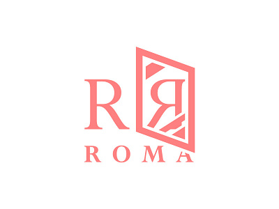 Roma Lingerie branding lingerie logo mirror reflection