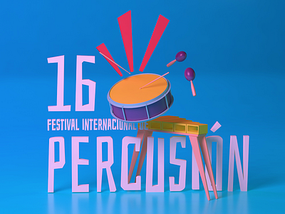 drum festival 3d 4d c4d cinema cinema4d drum festival percusion