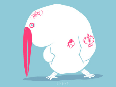 Angry bird character ssebong