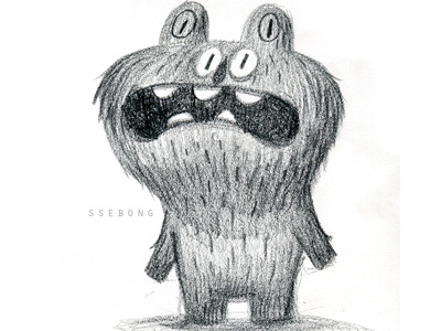 Monster character monster sketch ssebong