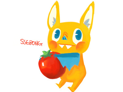 Bat- bat character illustration ssebong