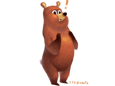 Bear. bear character digital ssebong