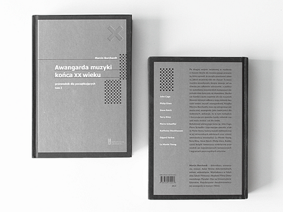 Avant-garde Music of the Late 20th Century book cover editorial grey layout modernism music