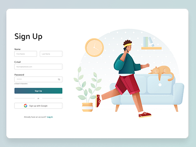 DailyUI #001 : Sign Up