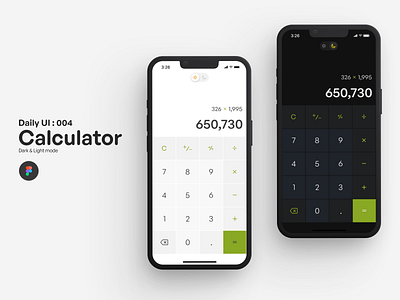 DailyUI #004 : Calculator 004 calculator dailyui figma ui ux