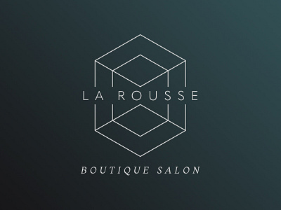 La Rousse Boutique Salon branding logo seattle vector