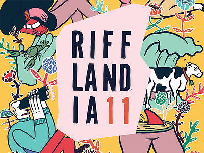 Rifflandia 11 Poster festival illustration illustrator music poster vector