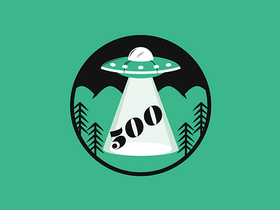 UFO progress badge badge badge design badgedesign highlights illustration progress badge solved mysteries sticker team progress