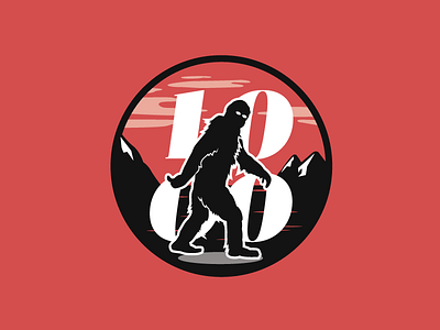 Bigfoot progress badge avenuehq badge badgedesign branding design highlights illustration progress badge solved mysteries sticker team building team progress