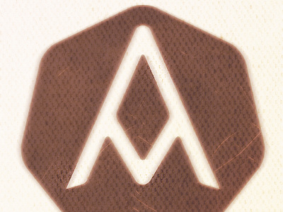 Apollo a burn logo retro stitch vintage