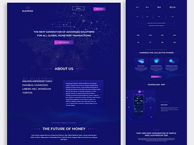 Cryptocurrency Landing Page