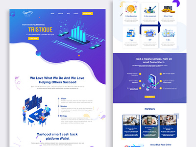 SaaS Landing Page -Business Management