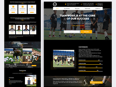 Sport Website Design