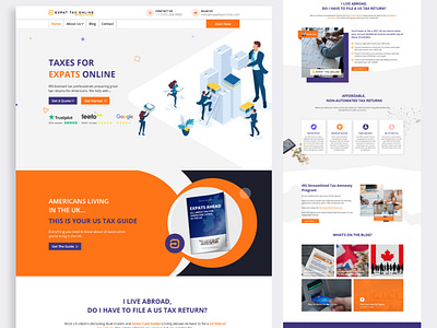 Financial Website Design accounting business design finance financial homepage investment landing landing page responsive design tax ui ui design uiux web design web ui website website design
