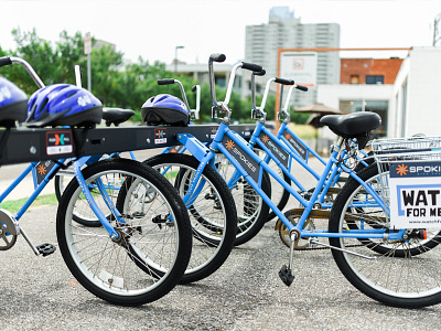 Spokies Bike Share Station Photos