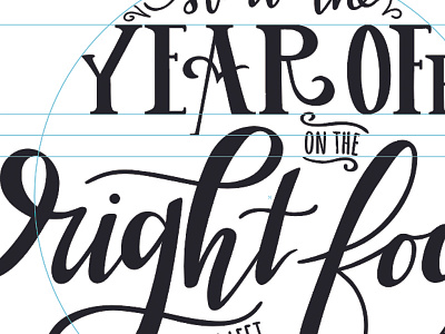 Christmas Card christmas hand lettering lettering