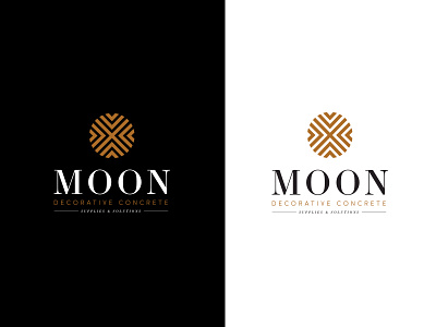Moon Decorative Concrete Logo brand book branding branding guide guide icon set icons logo watercolor